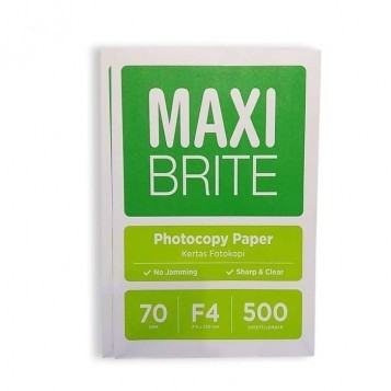 Kertas Fotocopy F4 70gr MAXI BRITE - Rim