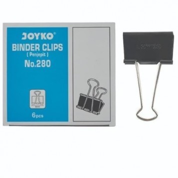 Binder Clip JOYKO 280 (pack isi 6pcs) - Pack