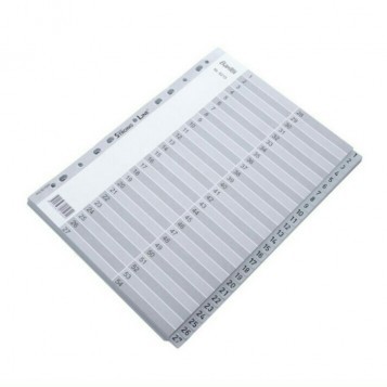 Divider BANTEX #6215 uk. A4 (1-54) - Set