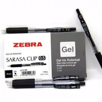 Ballpoint ZEBRA SARASA 0.5 Hitam - PCS