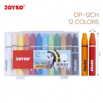 Crayon Oil Pastel JOYKO OP-12CH - Set