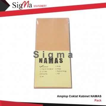 Amplop Coklat Kabinet NAMAS - Pak