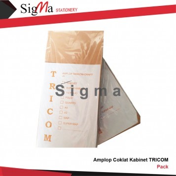 Amplop Coklat Kabinet TRICOM - Pack