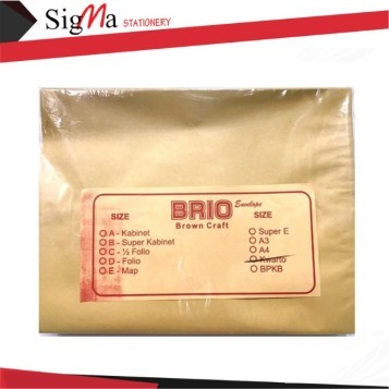 Amplop Coklat Super Map BRIO - Pack