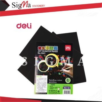 Art Scratch Paper Black 3241 Isi 5 - Set