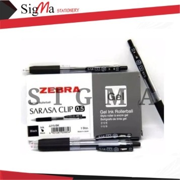 Ballpoint ZEBRA SARASA 0.5 Hitam - PCS