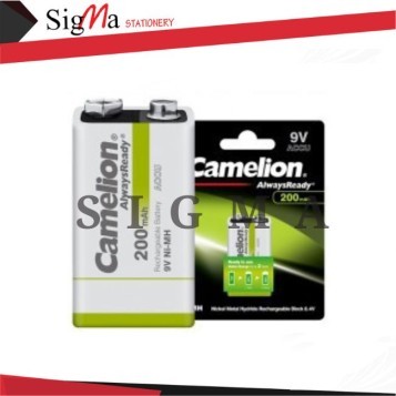 Baterai Camelion 9V Rechargeable 200 Mah - PCS