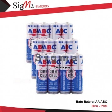 Batu Baterai AA ABC Biru - PCS