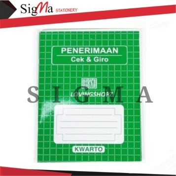 Buku Kas Kuarto Penerimaan Cek & Giro - PCS