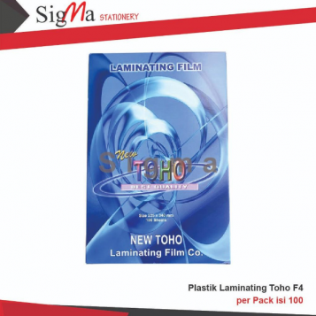 Plastik Laminating TOHO F4, 225x340mm - Pack