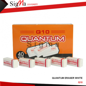 Penghapus Pensil QUANTUM Q-10 Putih - PCS