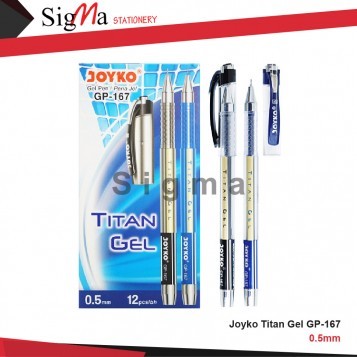 Ballpoint JOYKO GP-167 TITAN Hitam (lusin) - Lusin