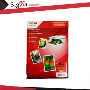 Glossy Photo Paper JOYKO A4 180gr - Pack