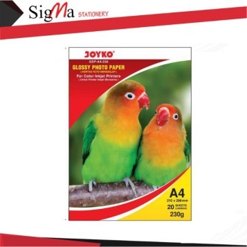 Glossy Photo Paper JOYKO A4 230gr - Pak