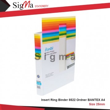 Insert Ring Binder BANTEX #8522 A4 2D 25mm - PCS