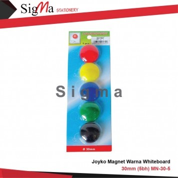 Magnet Warna u Whiteboard 30mm  (5bh) MN-30-5 JOYKO - Set