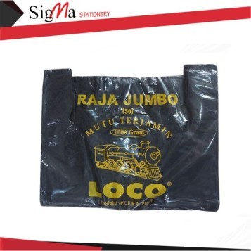 Kantong Plastik Hitam SUPER JUMBO LOCO (50) 1kg - Pack