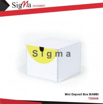 Mini Deposit Box BAMBI - TD0006 - PCS