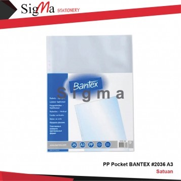 PP Pocket BANTEX #2036 A3 - PCS