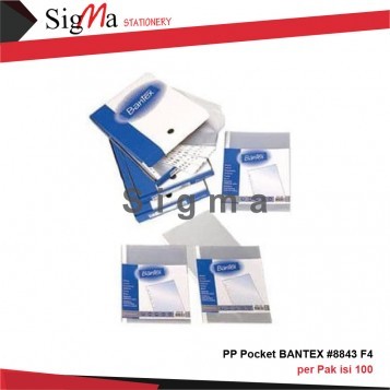 PP Pocket BANTEX #8843 F4 (100) - Pak