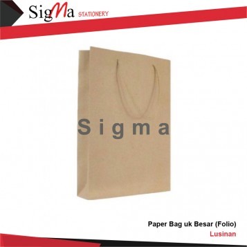 Paper Bag uk Besar (Folio) - Lusin