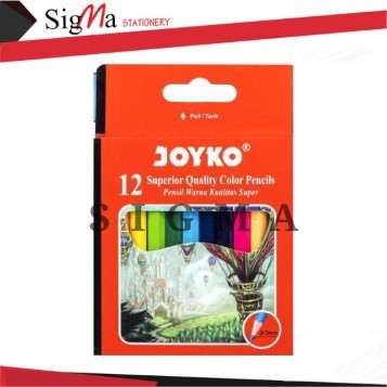 Pensil Warna JOYKO 12 warna (CP-102) - Set