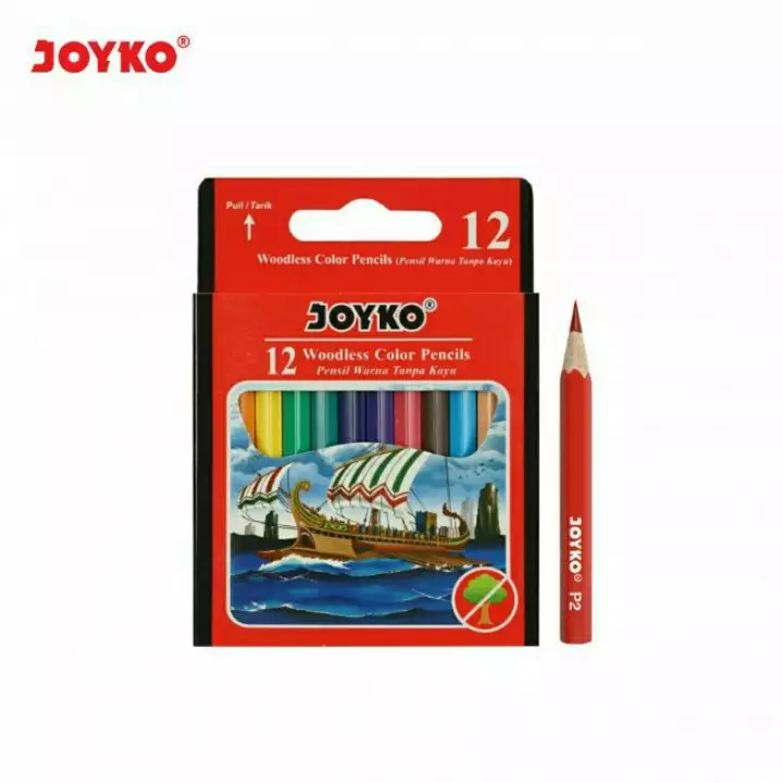 Pensil Warna JOYKO 12 warna (CP-107) - PCS