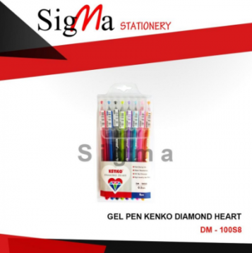 Ballpoint KENKO Diamond Gel DM-100 Warna/i - Set