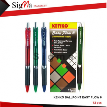 Ballpoint KENKO Easy Flow G Black - Lusin