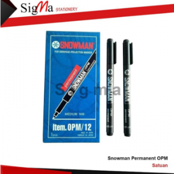 Ballpoint SNOWMAN OPM untuk OHP - PCS