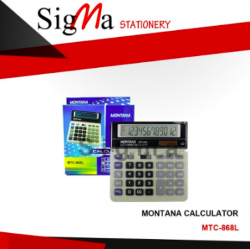 Calculator MONTANA MTC-868 L - PCS