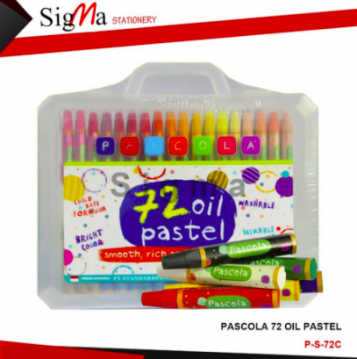 Crayon OIL PASTEL PASCOLA isi 72 warna - Set