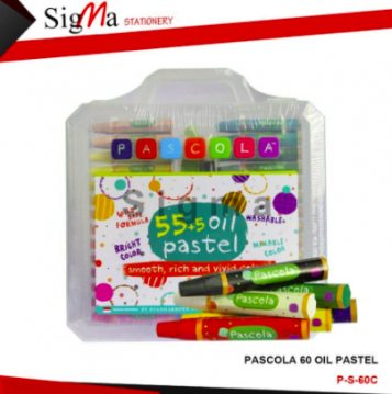 Crayon OIL PASTEL PASCOLA isi 60 warna - Set