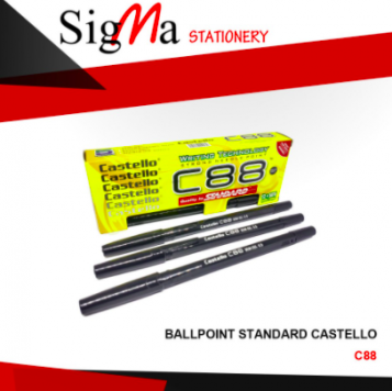 Ballpoint STANDARD C88 Castello Black (Lusin) - Lusin