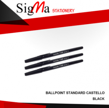 Ballpoint STANDARD C88 Castello Black - PCS