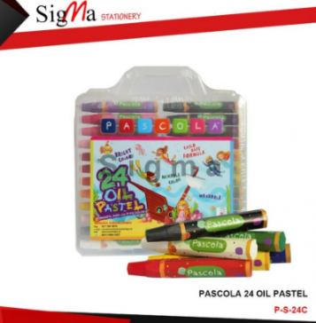 Crayon OIL PASTEL PASCOLA isi 24 warna - Set