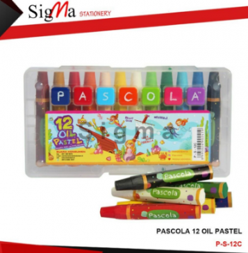 Crayon OIL PASTEL PASCOLA isi 12 warna - Set