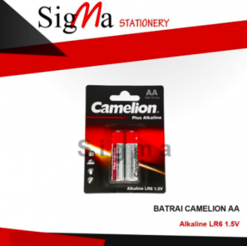 Batu Baterai AA CAMELION ALKALINE isi 2 (LR6-BP2) - Set