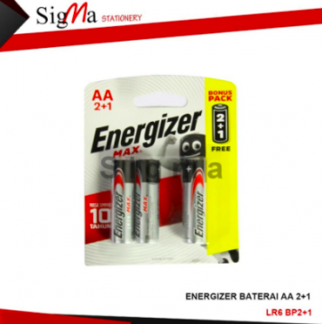 Batu Baterai AA ENERGIZER isi 3 - Set