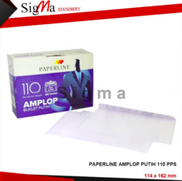 Amplop Putih PAPERLINE no.110 - Pack