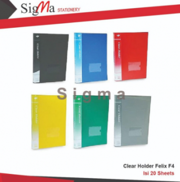 Clear Holder FELIX isi 20 Folio - PCS