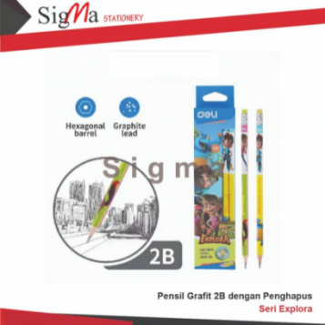 Pencil Graphite DELI EU52900 - PCS