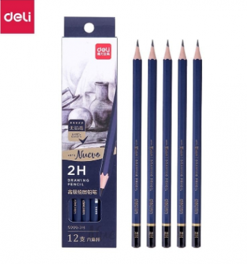 Sketching pencil DELI S999 2H - PCS