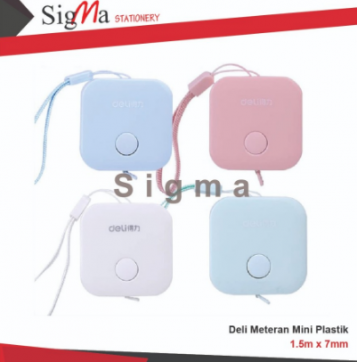 Meteran mini plastik DELI 79650 - PCS