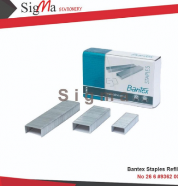 Isi Staples BANTEX #9362 26/6 - Pack