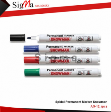 Spidol SNOWMAN Permanent A-G12 - PCS