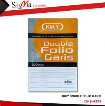 Kertas Double Folio Garis Isi 200 Kiky - Pack