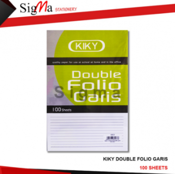 Kertas Double Folio Garis Isi 100 Kiky - Pack