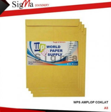 Amplop Coklat 1/2 Folio WPS - Pack