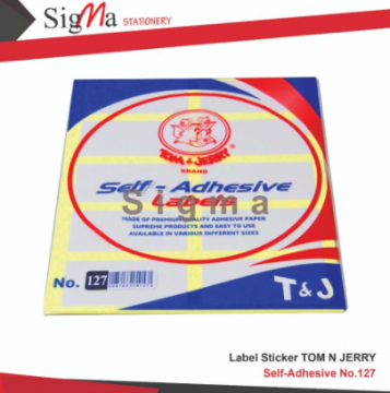 Label TOM&JERRY No.127 - Pad